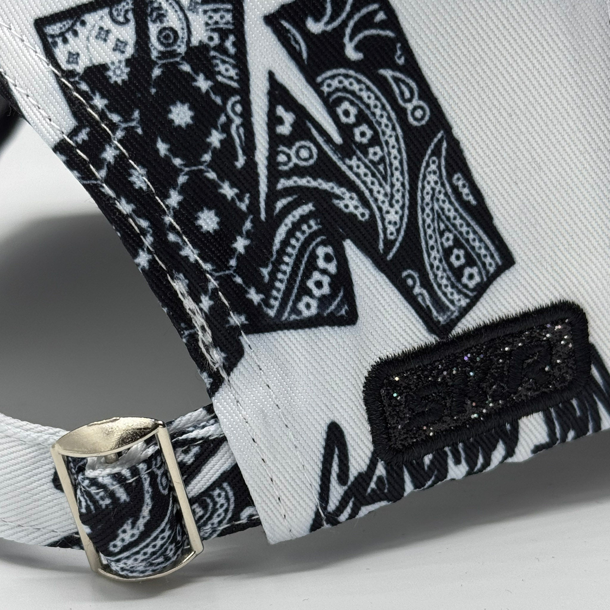CASQUETTE EL PATRON BLACK AND WHITE BANDANA