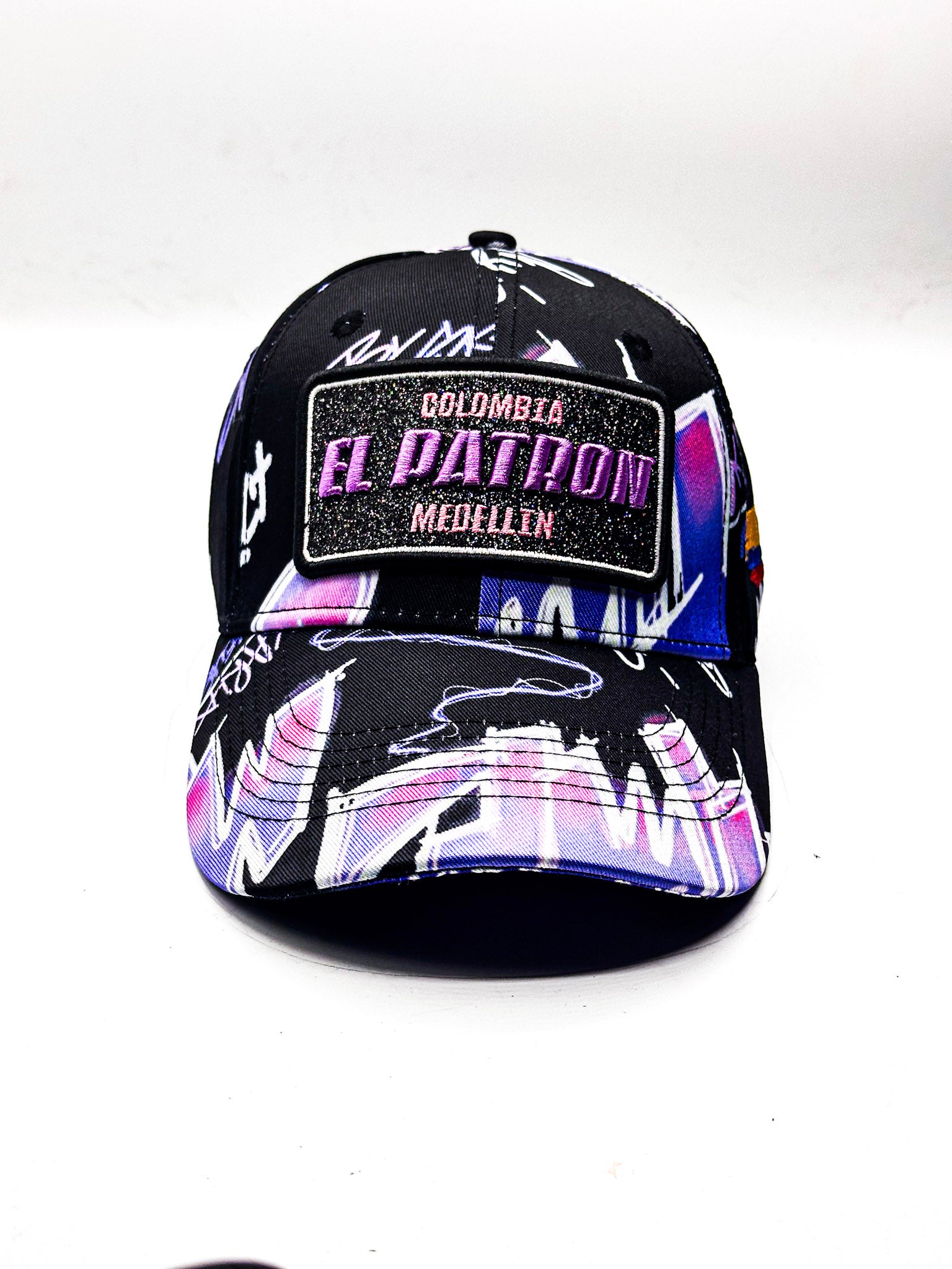 CASQUETTE EL PATRON BLACK PURPLE INVASION