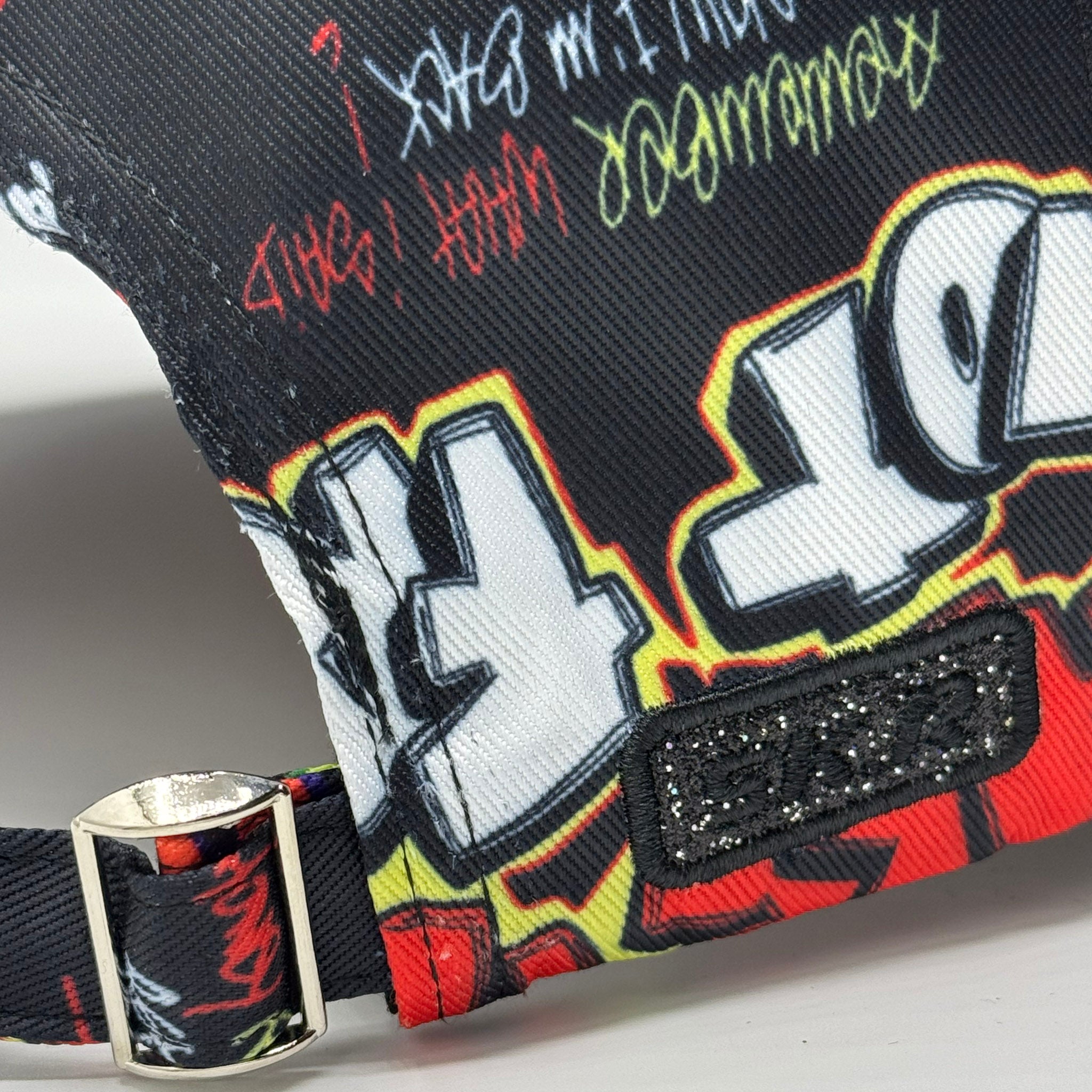 CASQUETTE EL PATRON BLACK RED WHITE ANIM