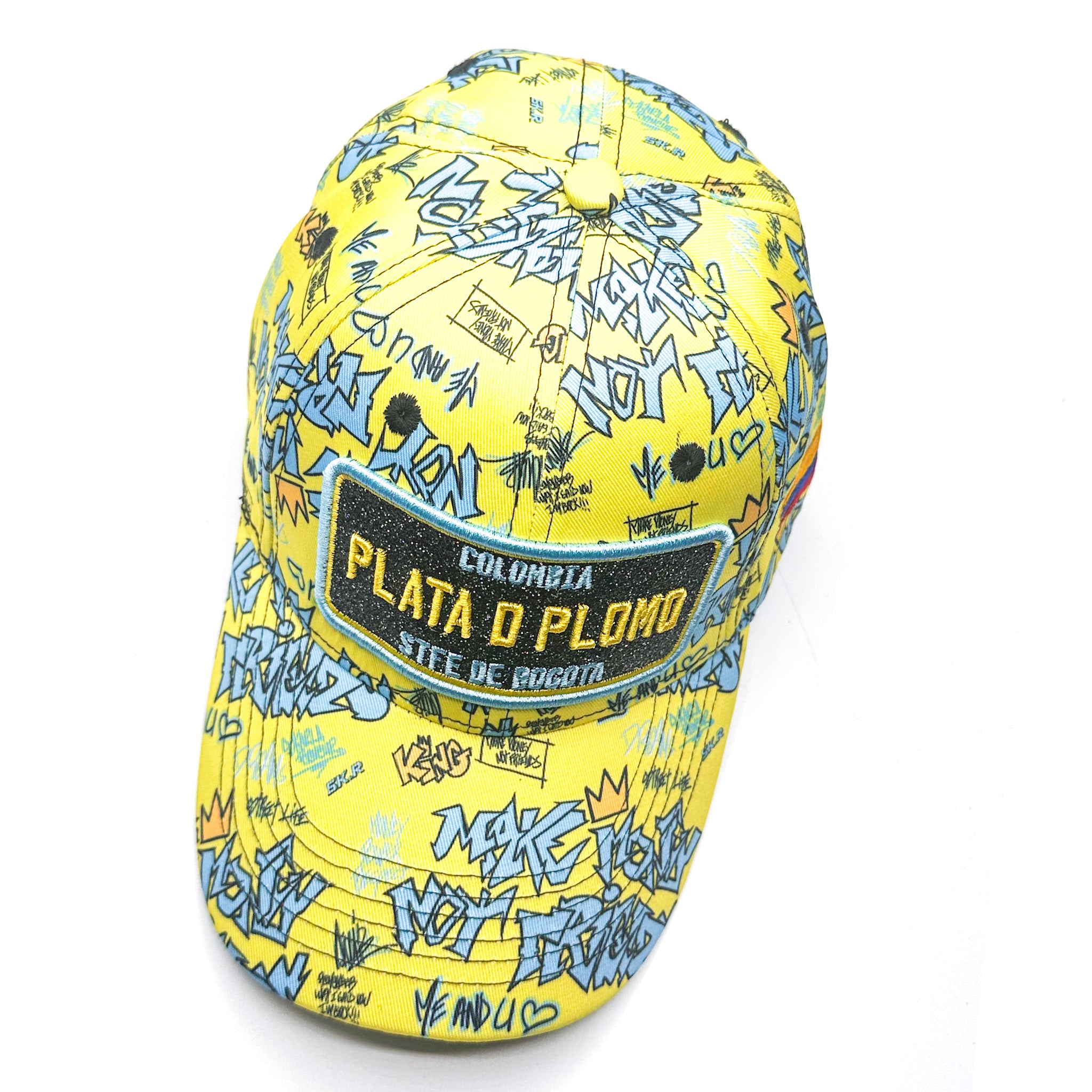 CASQUETTE PLATA O PLOMO FULL YELLOW