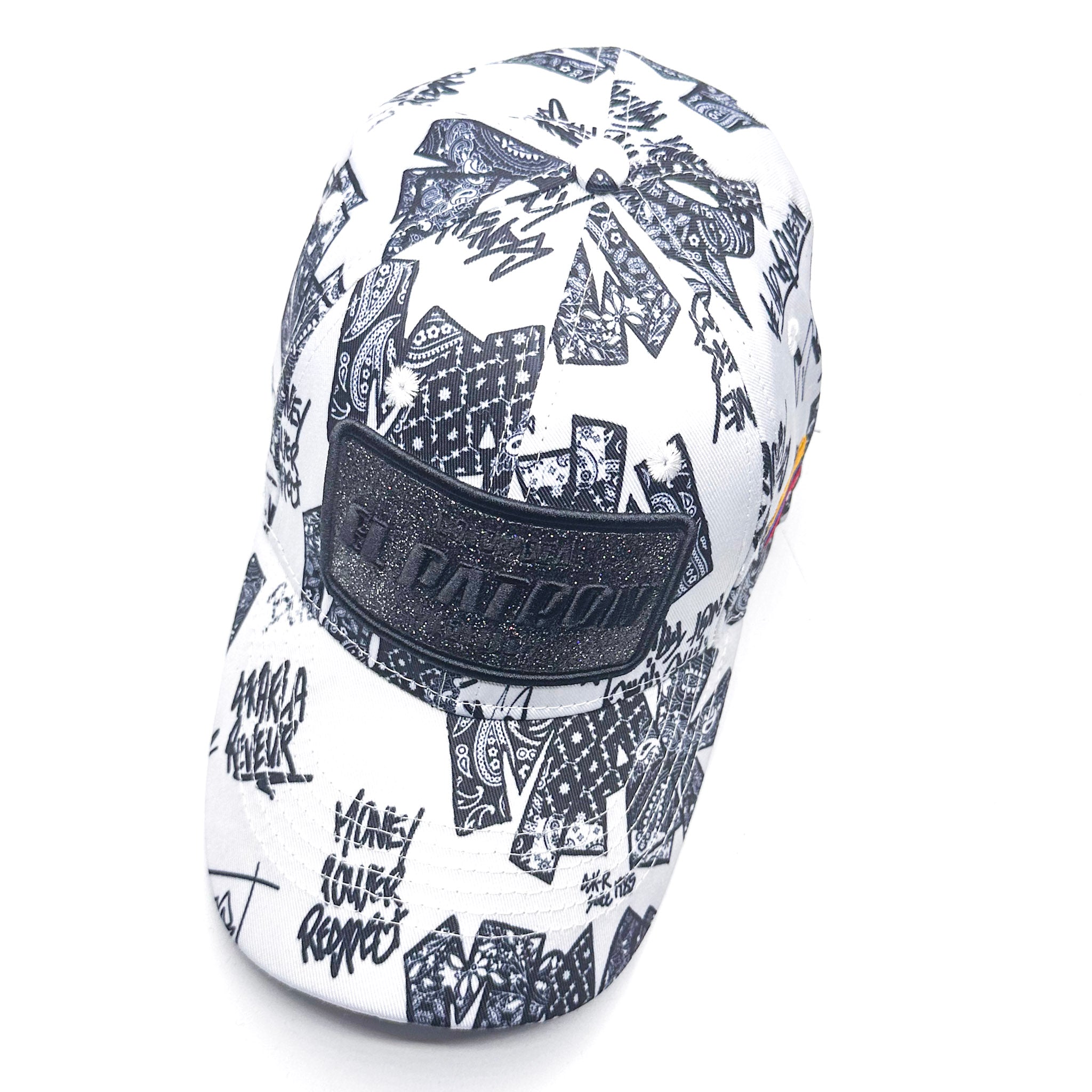 CASQUETTE EL PATRON BLACK AND WHITE BANDANA