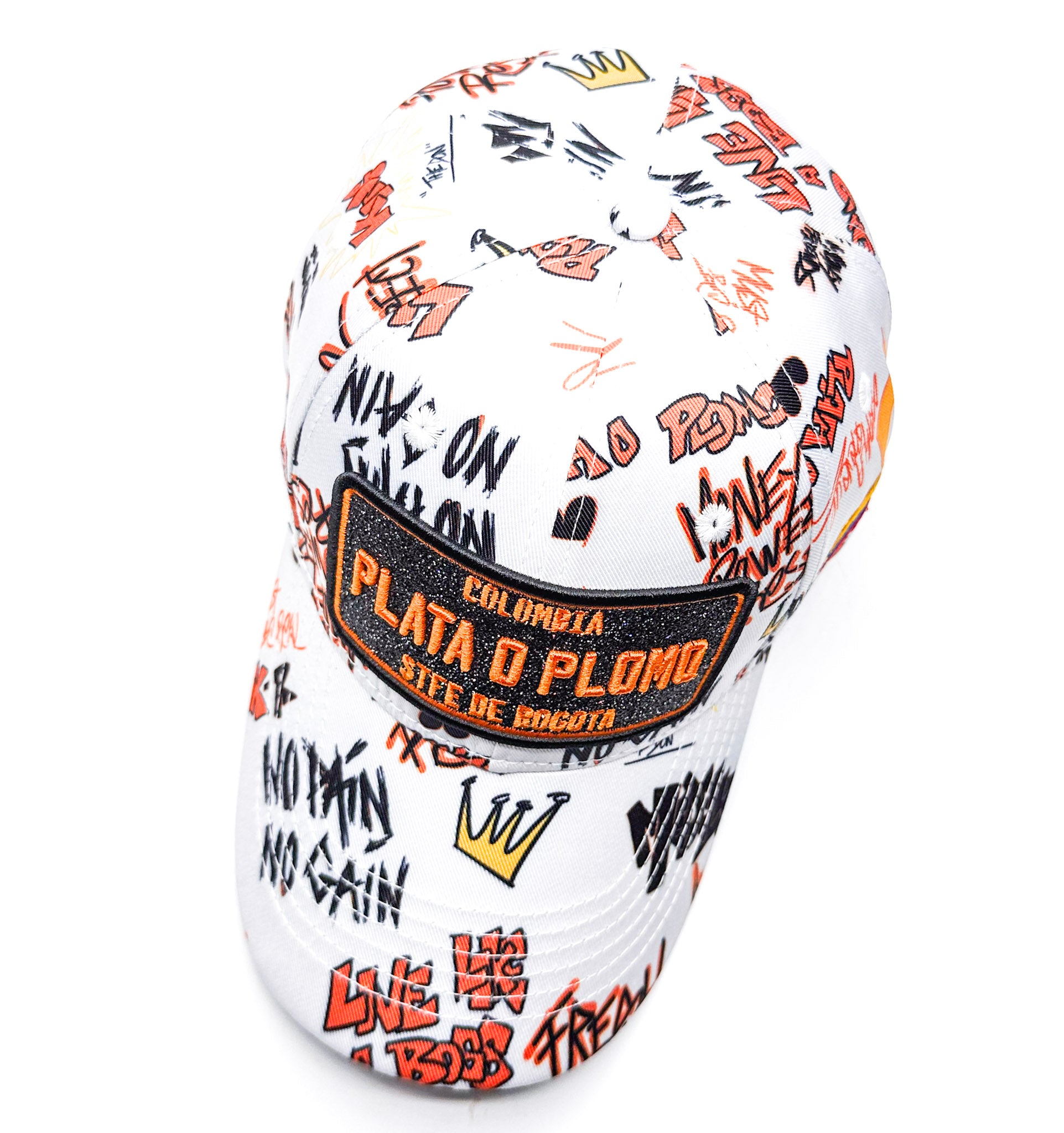 CASQUETTE PLATA O PLOMO WHITE VINTAGE