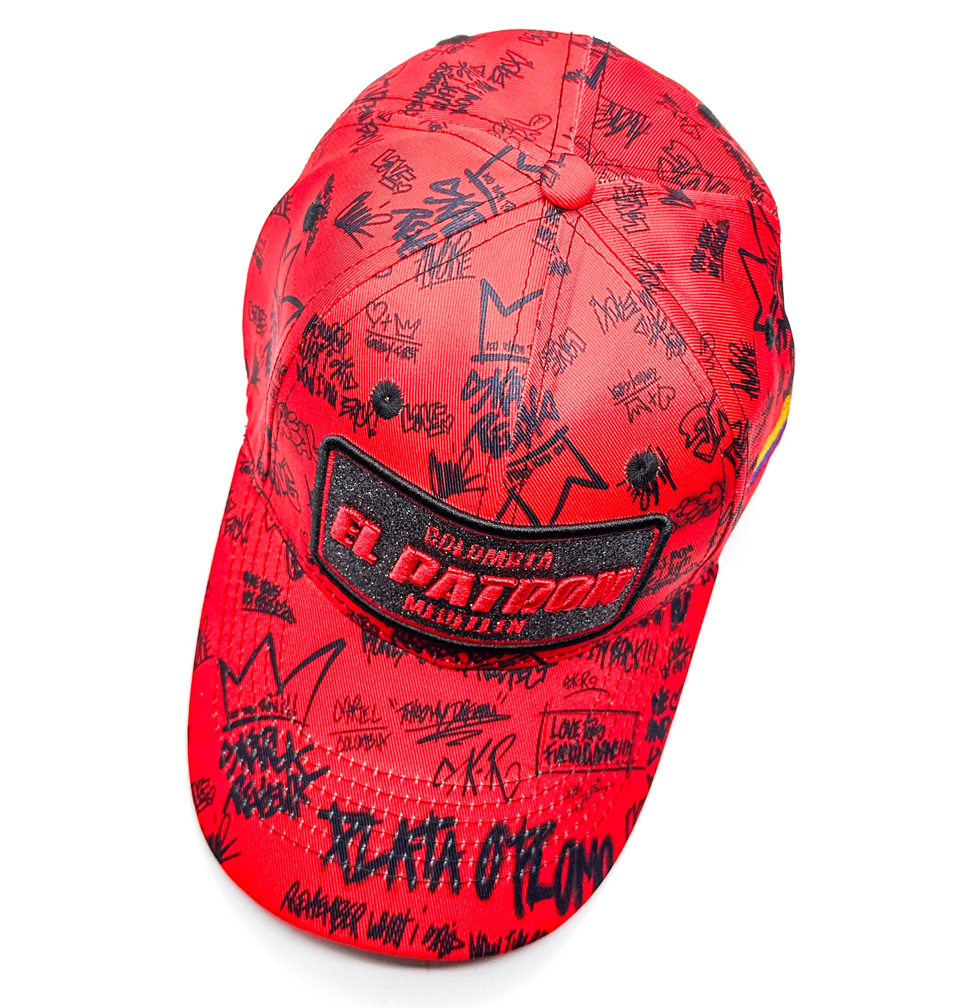 CASQUETTE EL PATRON FULL RED PRINT