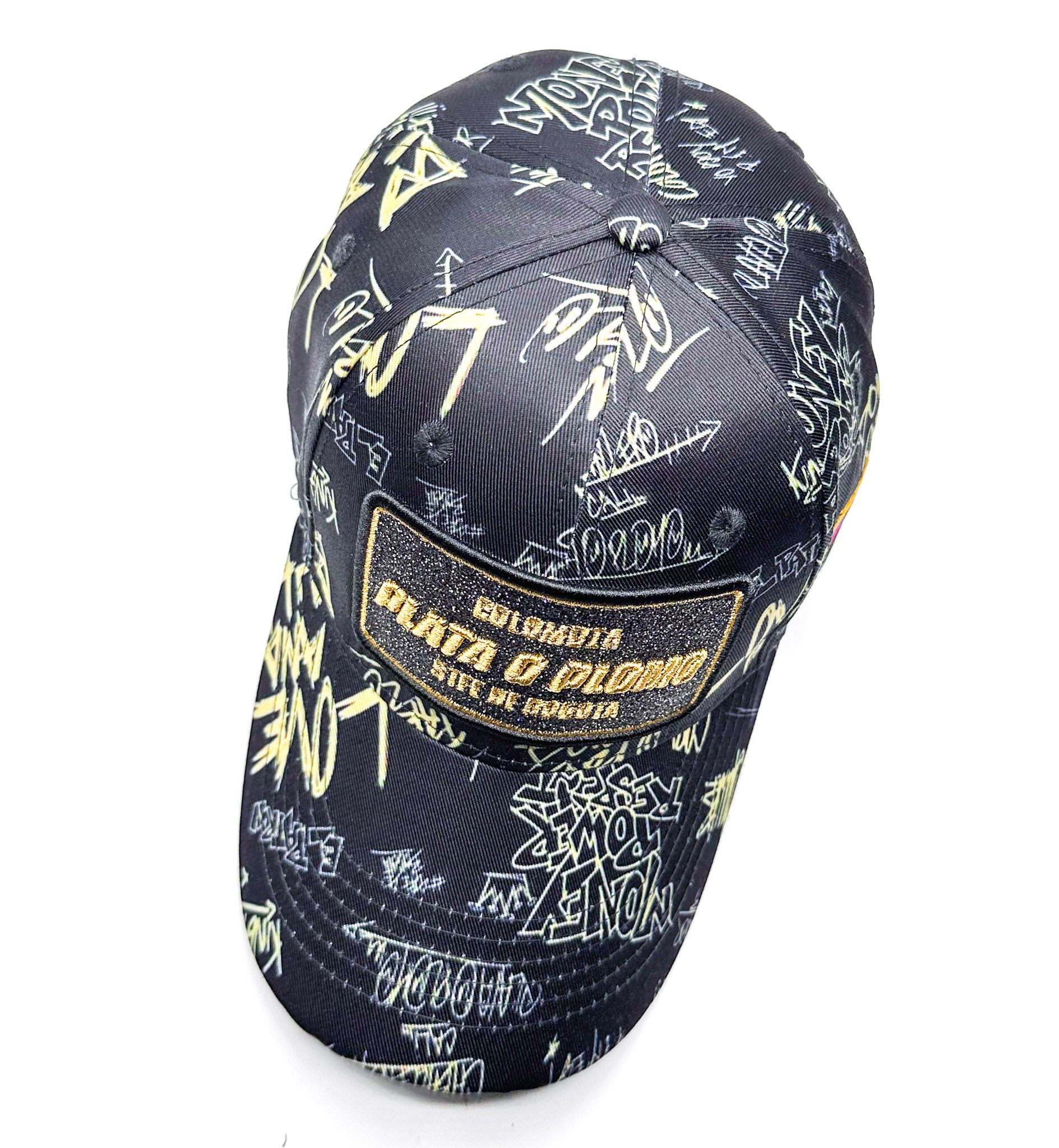 CASQUETTE PLATA O PLOMO BLACK GOLD SIGNATURE
