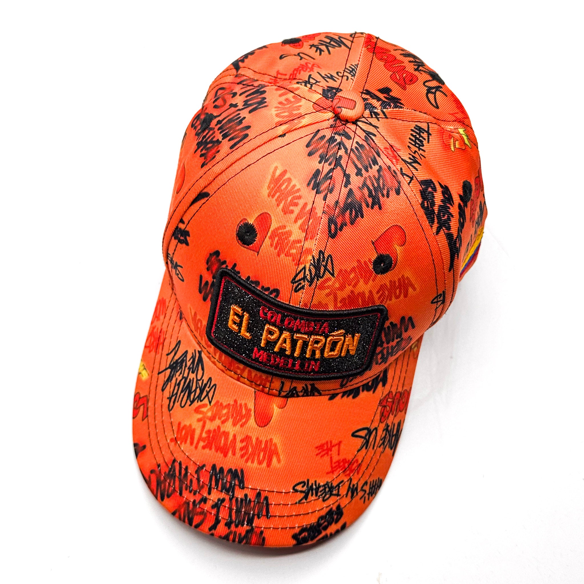 KIDS CASQUETTE EL PATRON FULL ORANGE PRINT