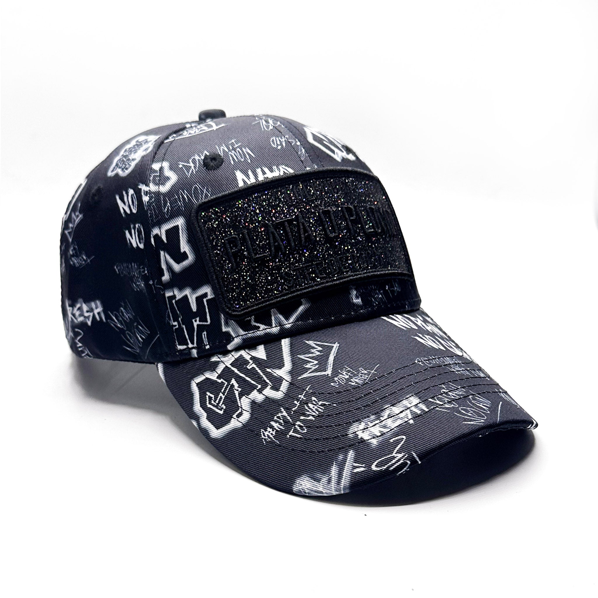 CASQUETTE PLATA O PLOMO PRINT FULL BLACK