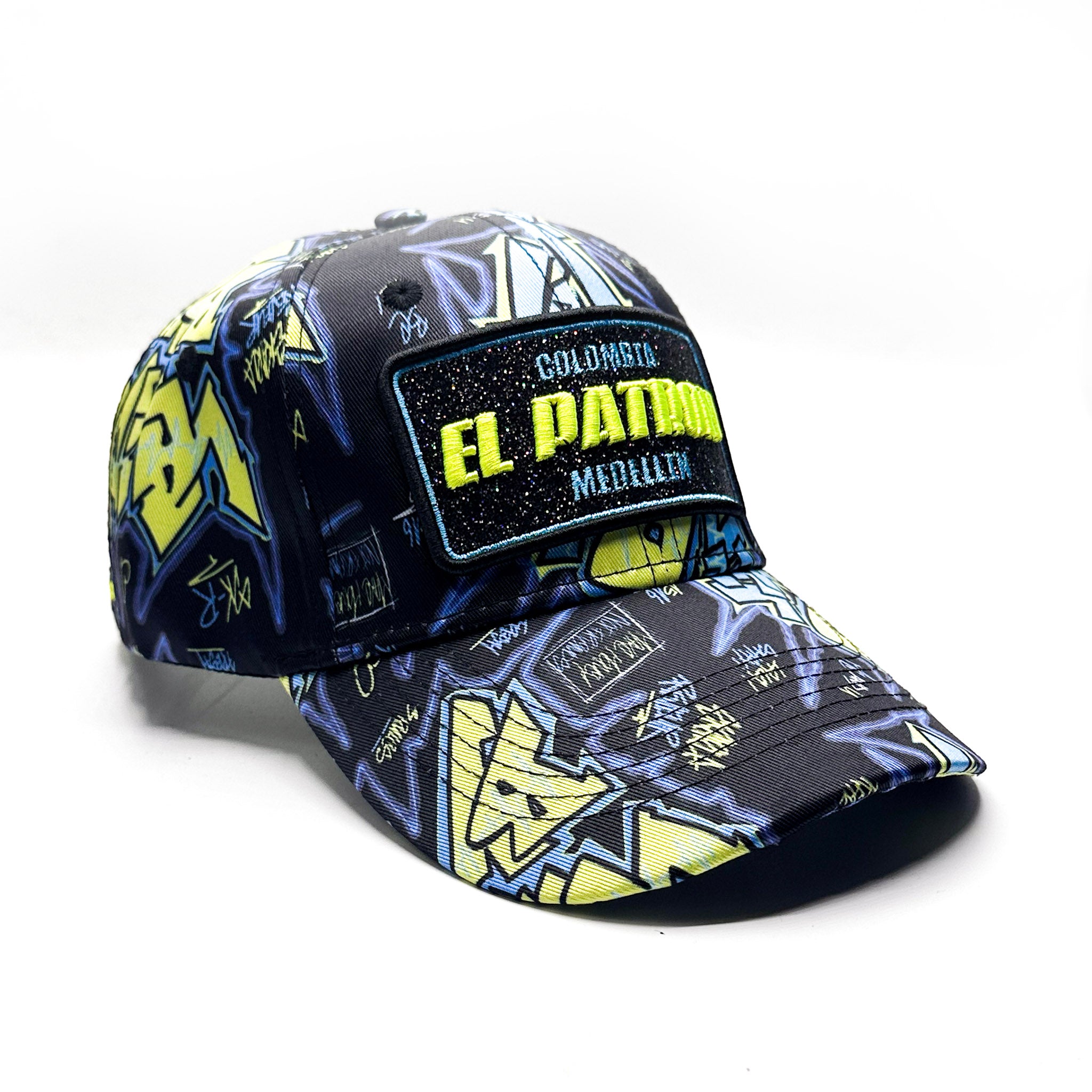 CASQUETTE EL PTRAON BLACK BLUE YELL ELECTRIC