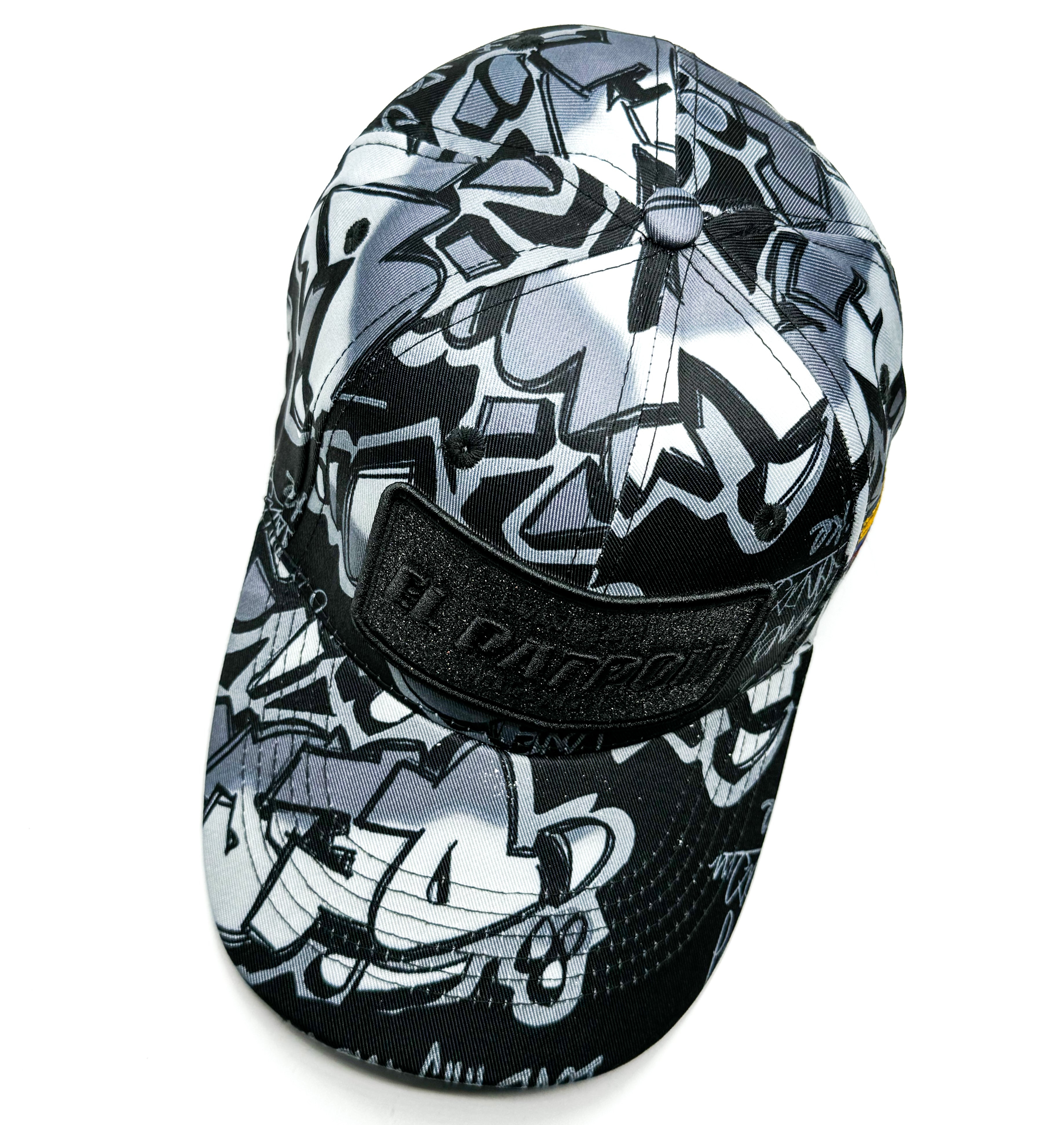 CASQUETTE EL PATRON BLACK GREY ANIM