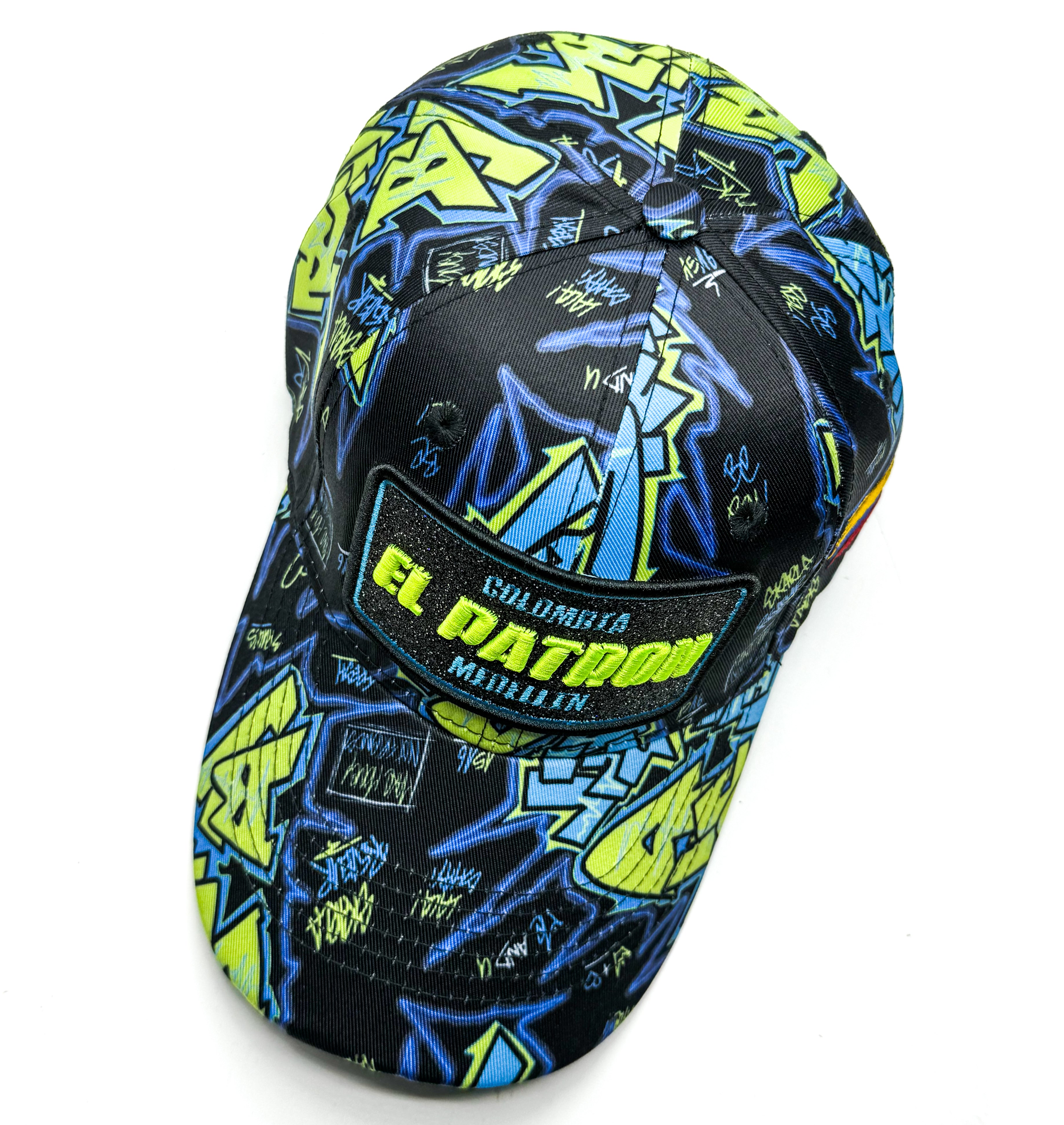 CASQUETTE EL PTRAON BLACK BLUE YELL ELECTRIC