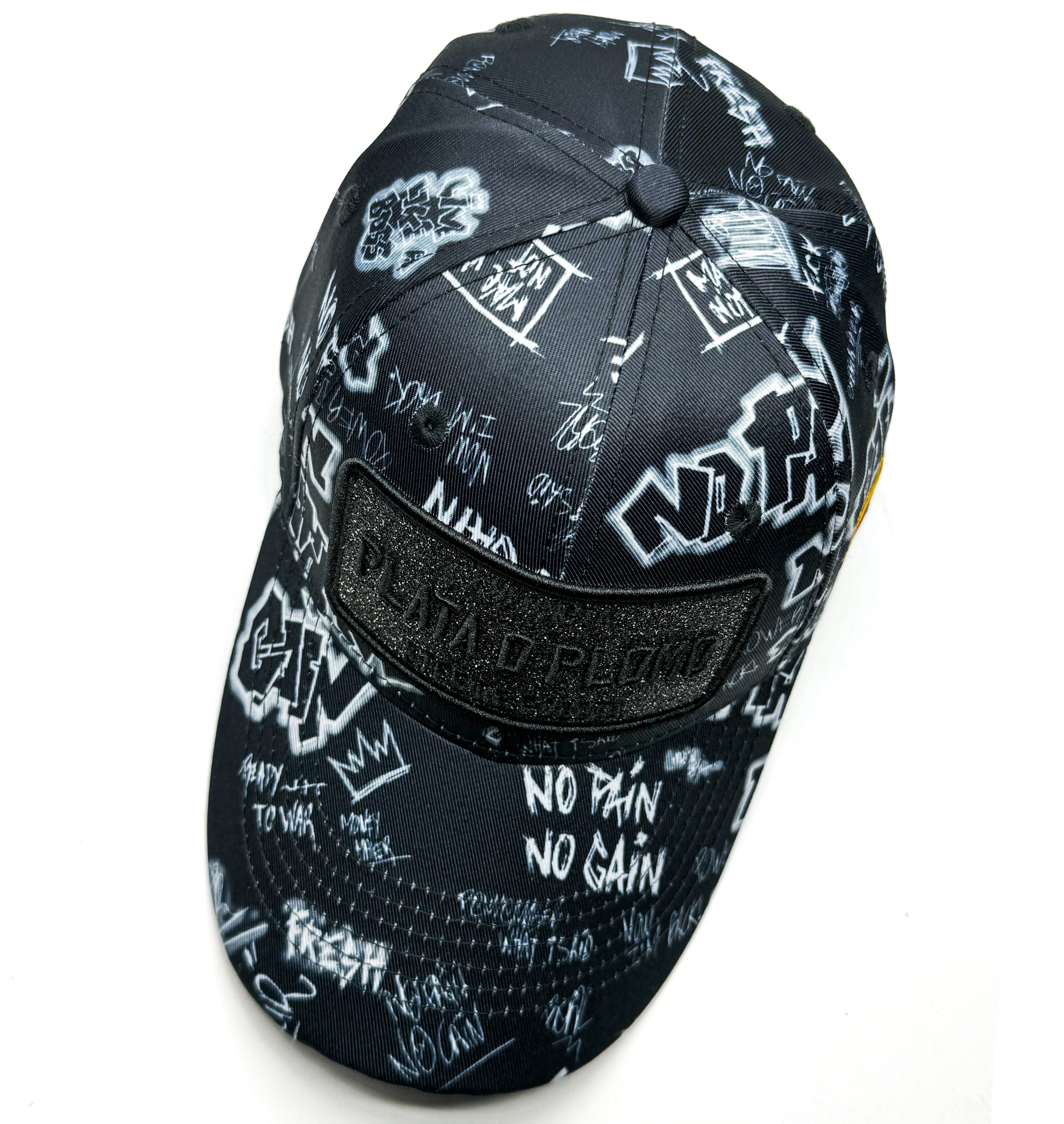 CASQUETTE PLATA O PLOMO PRINT FULL BLACK