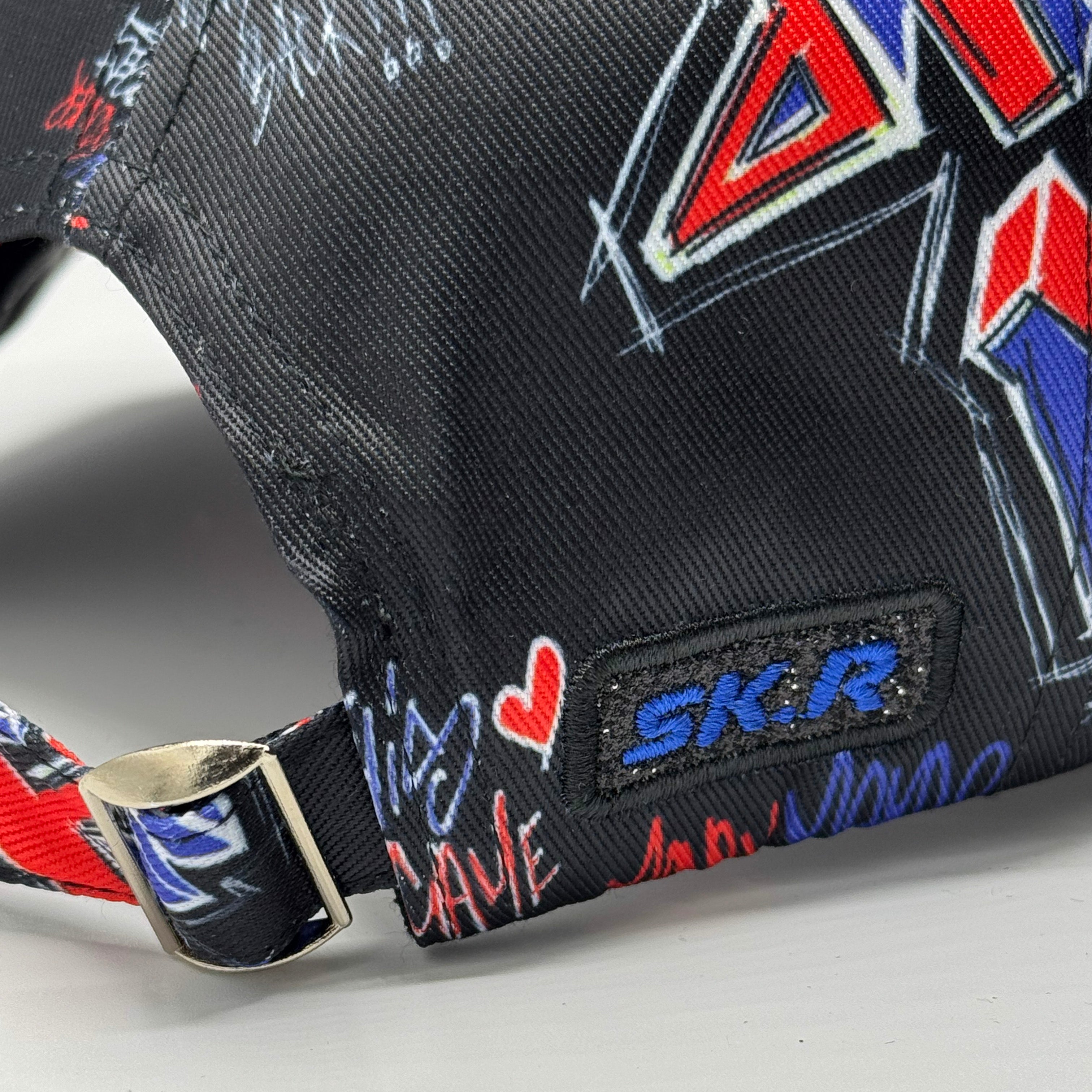 KIDS CASQUETTE PLATA O PLOMO RED BLUE