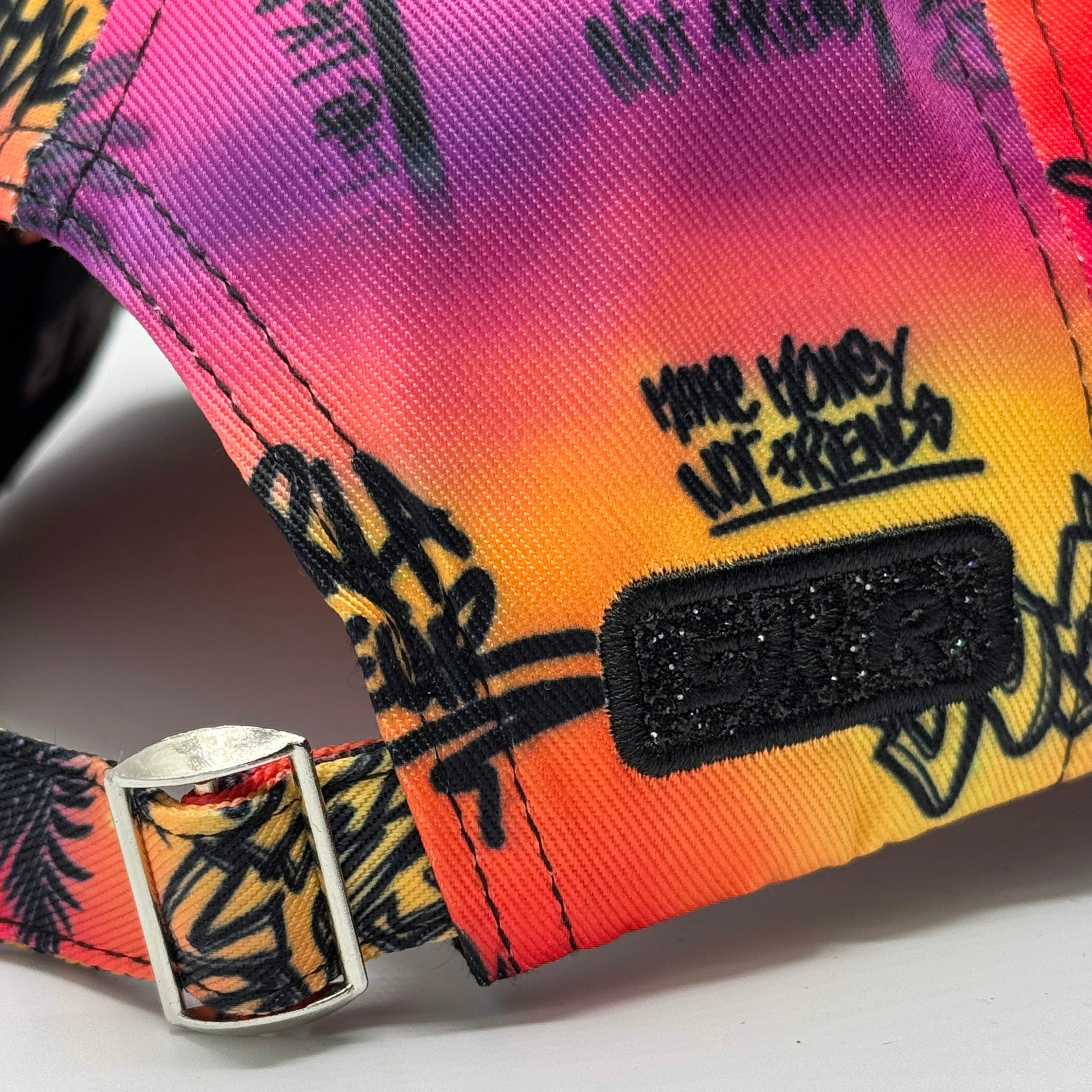 KIDS CASQUETTE EL PATRON PALMS PINK ORANGE