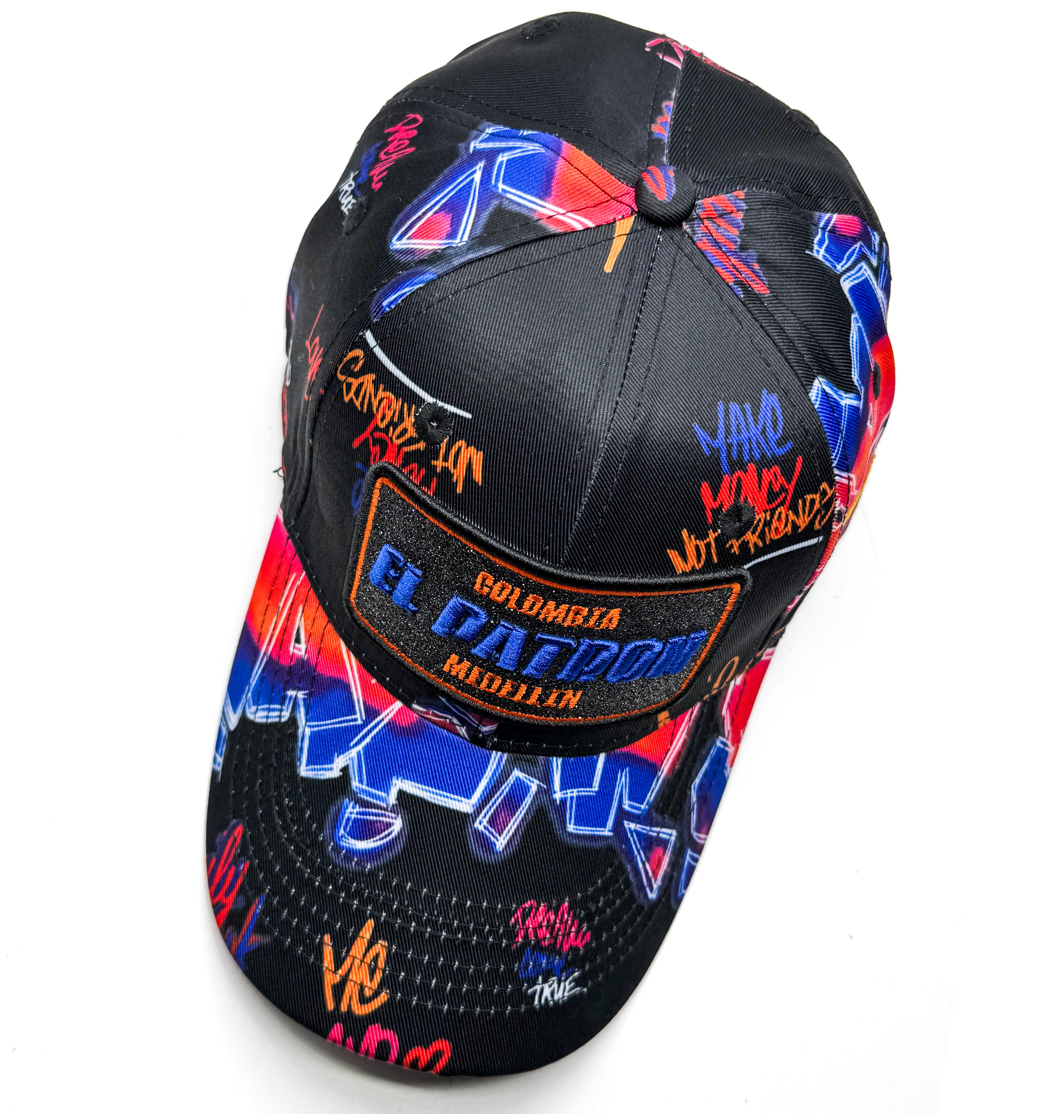 CASQUETTE EL PATRON BLACK BLUE ORANGE STREET