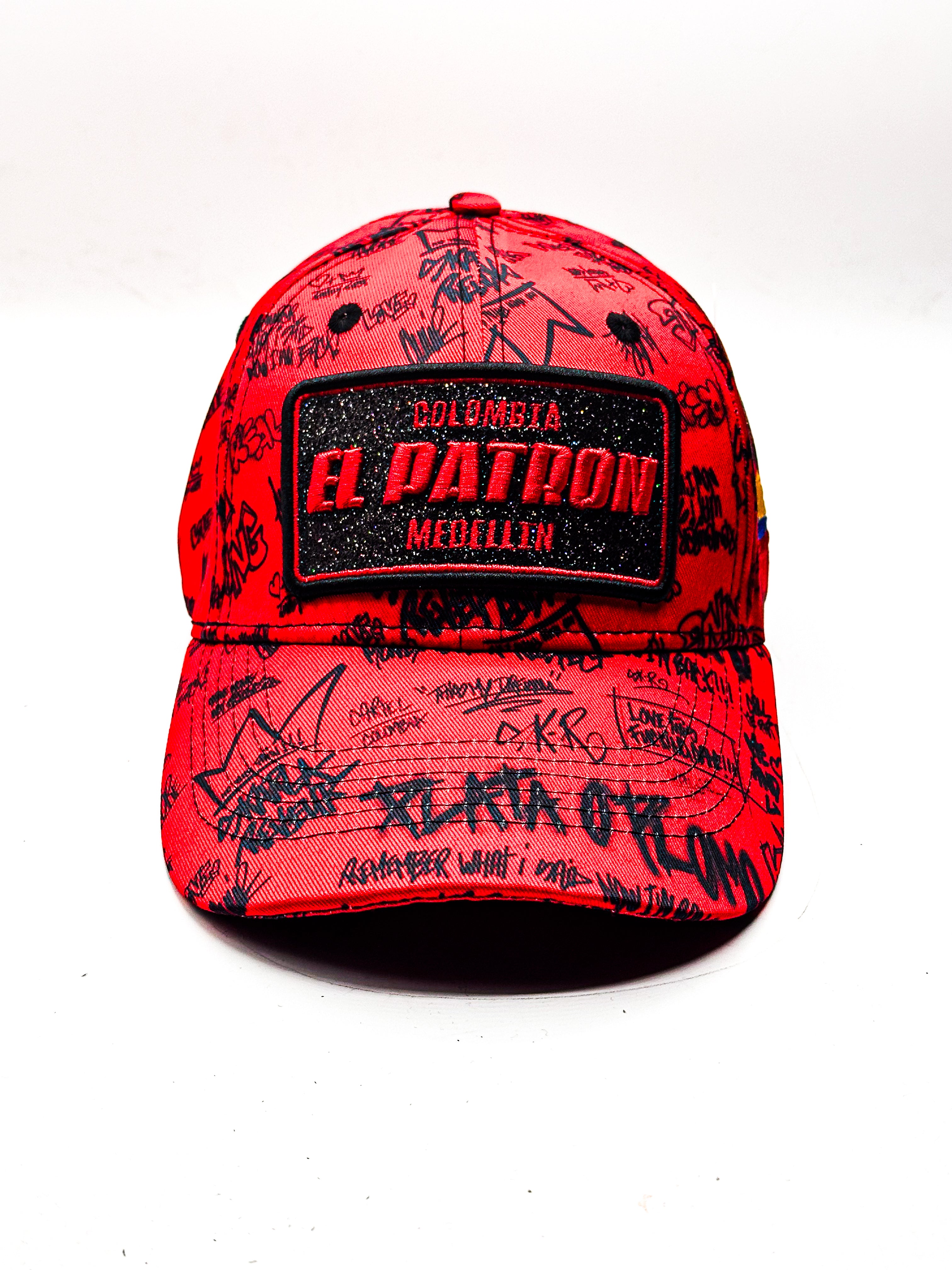 CASQUETTE EL PATRON FULL RED PRINT