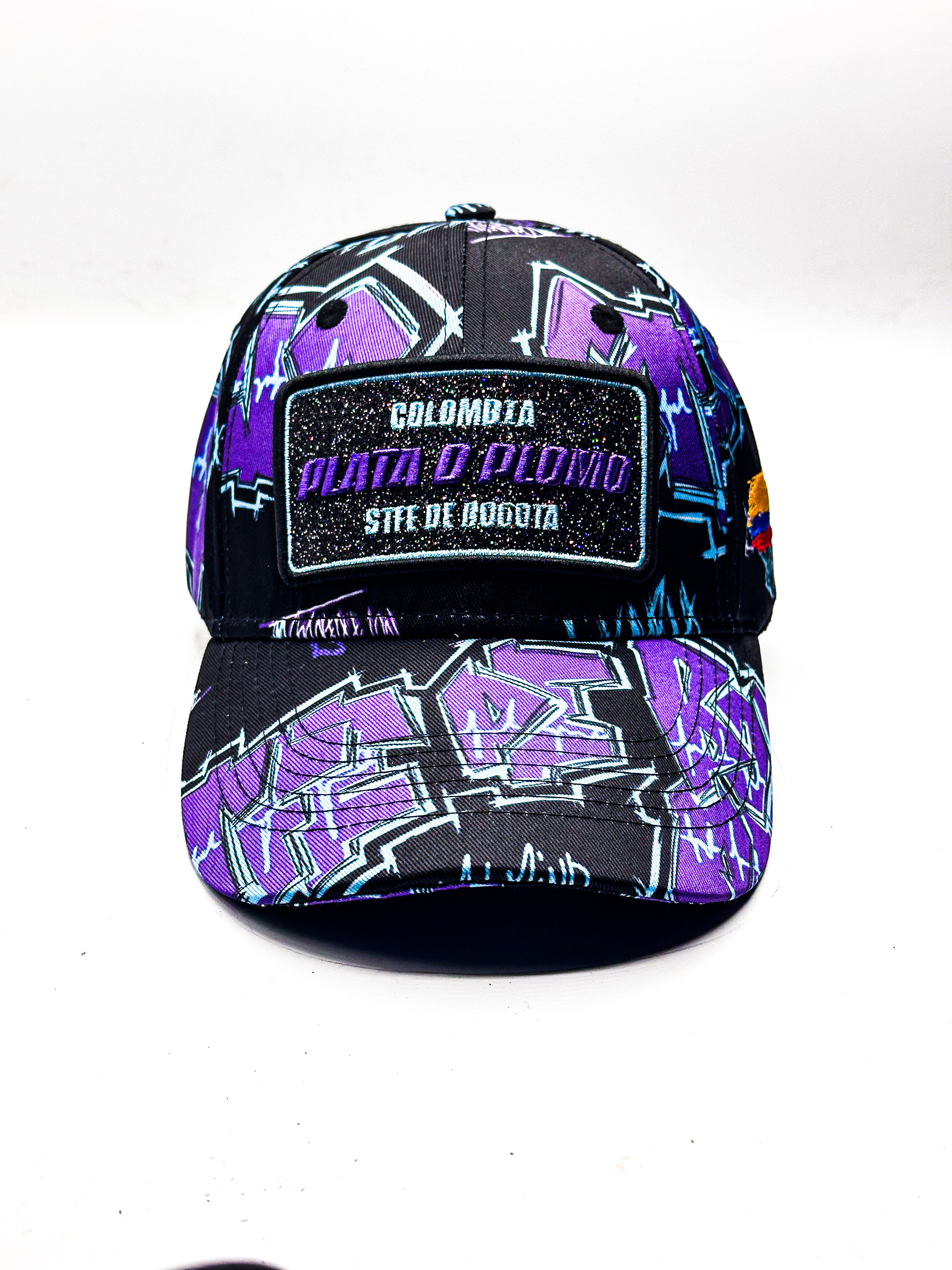 CASQUETTE PLATA O PLOMO BLACK GRAPY