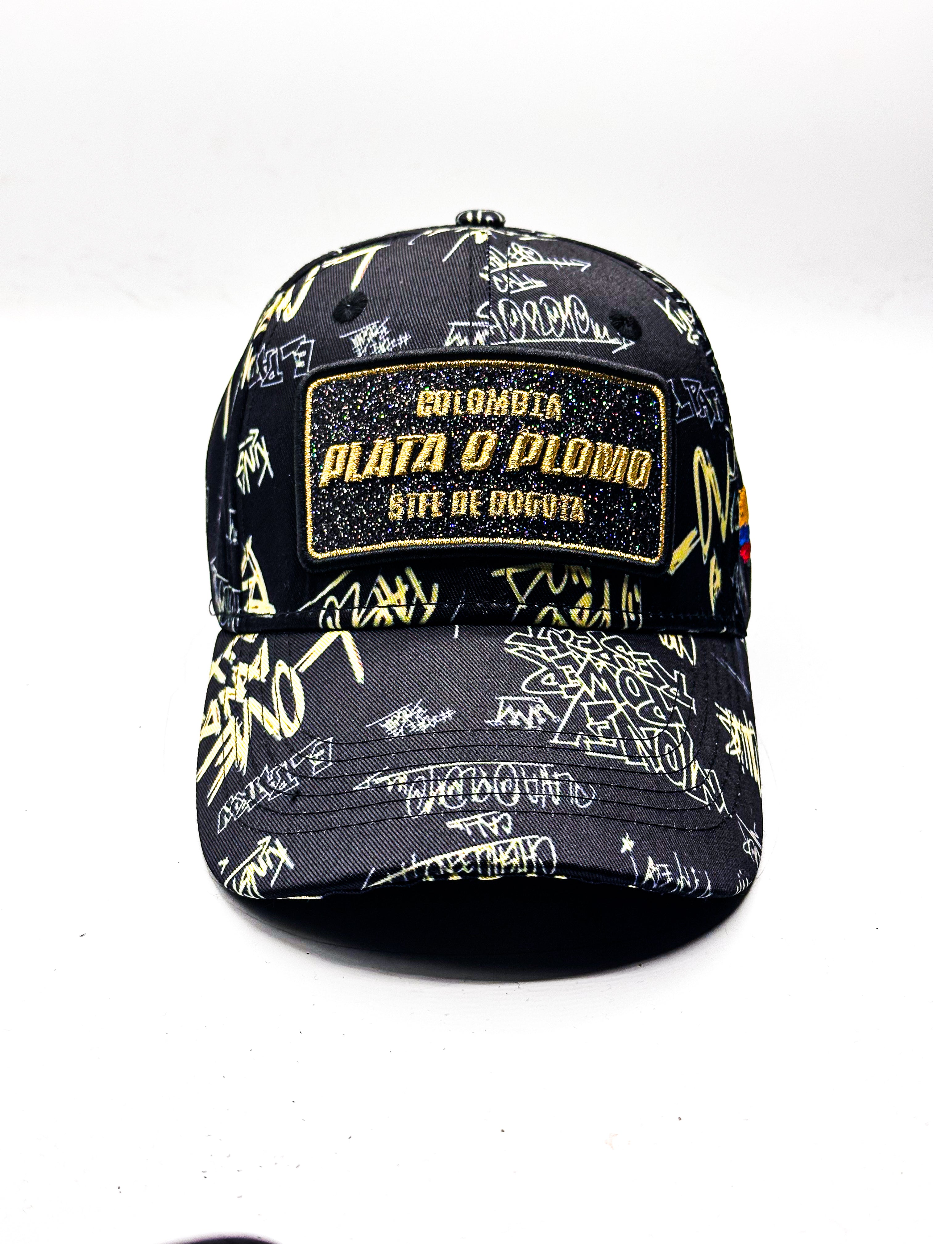 CASQUETTE PLATA O PLOMO BLACK GOLD SIGNATURE