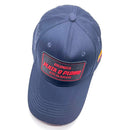 CASQUETTE PLATA O PLOMO NAVY RED GLITTER