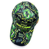 CASQUETTE PLATA O PLOMO BLACK FLUO