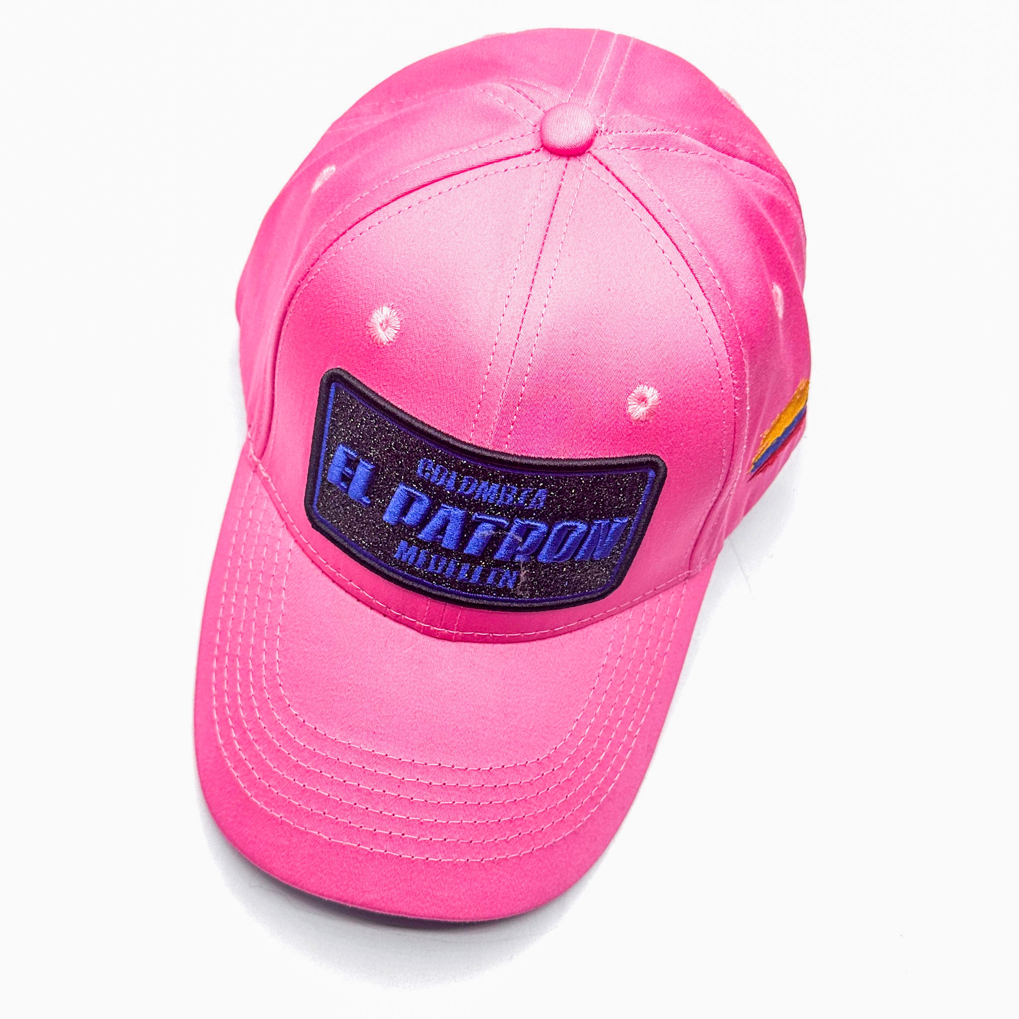 CASQUETTE EL PATRON PINK BLUE GLITTER