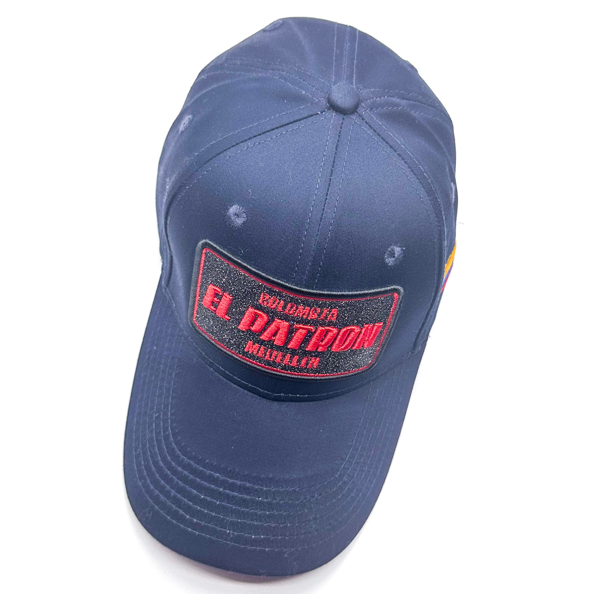 CASQUETTE EL PATRON NAVY RED GLITTER