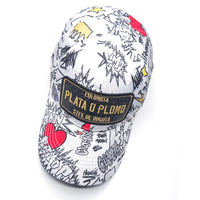 CASQUETTE PLATA O PLOMO WHITE RD