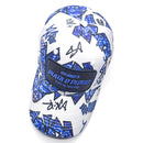 CASQUETTE PLATA O PLOMO WHITE BLUE BANDANA