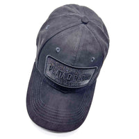 CASQUETTE PLATA O PLOMO NUBUCK FULL BLACK