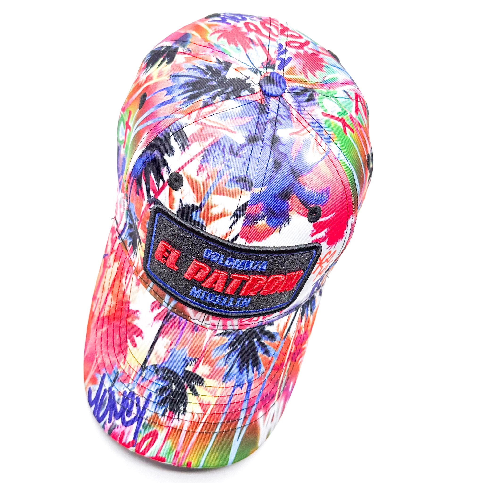 CASQUETTE EL PATRON PALMS WHITE MULTI