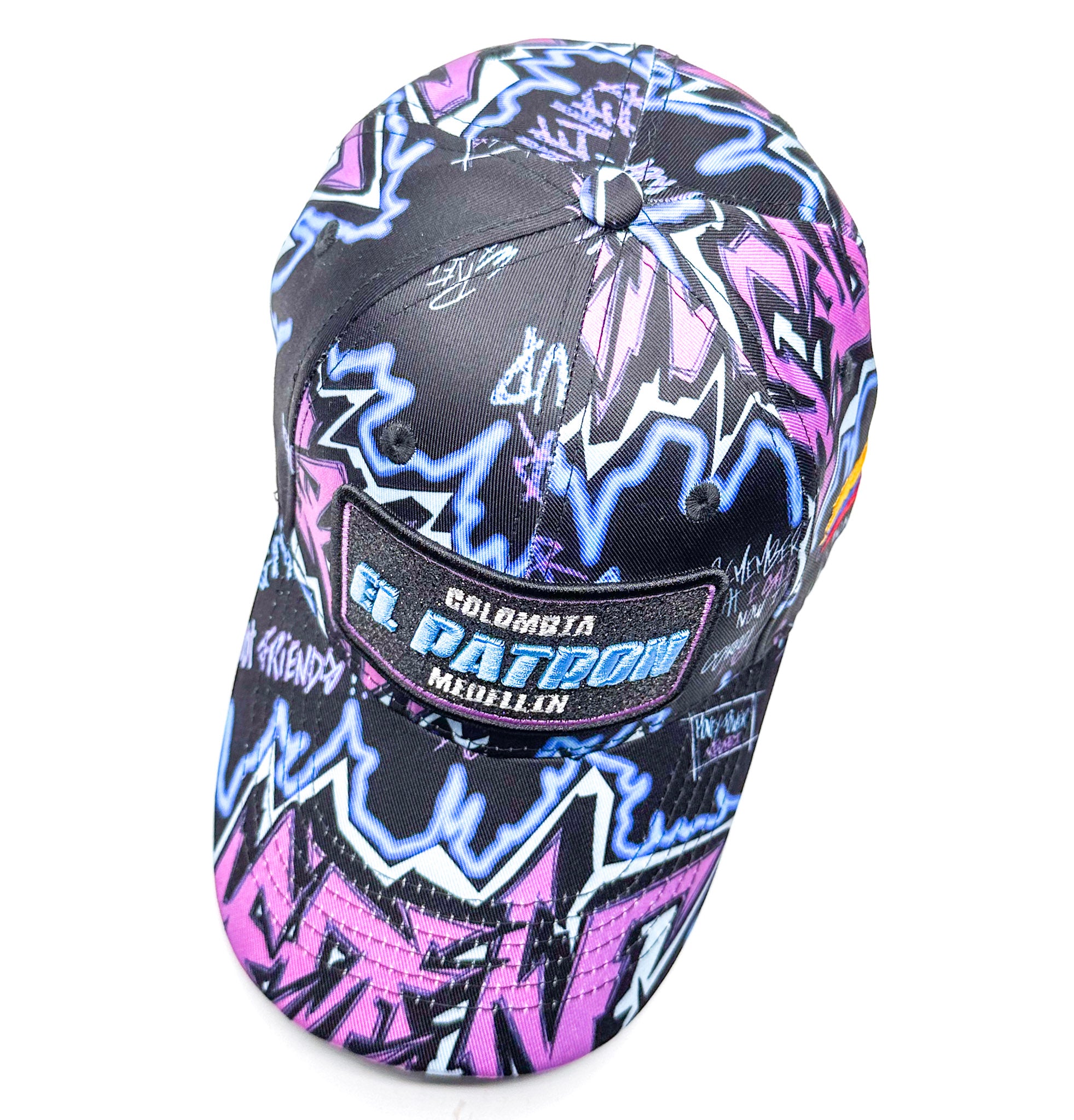 CASQUETTE EL PATRON BLACK PURPLE ICE