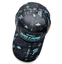 CASQUETTE PLATA O PLOMO SIGNATURE BLACK TURQUOISE