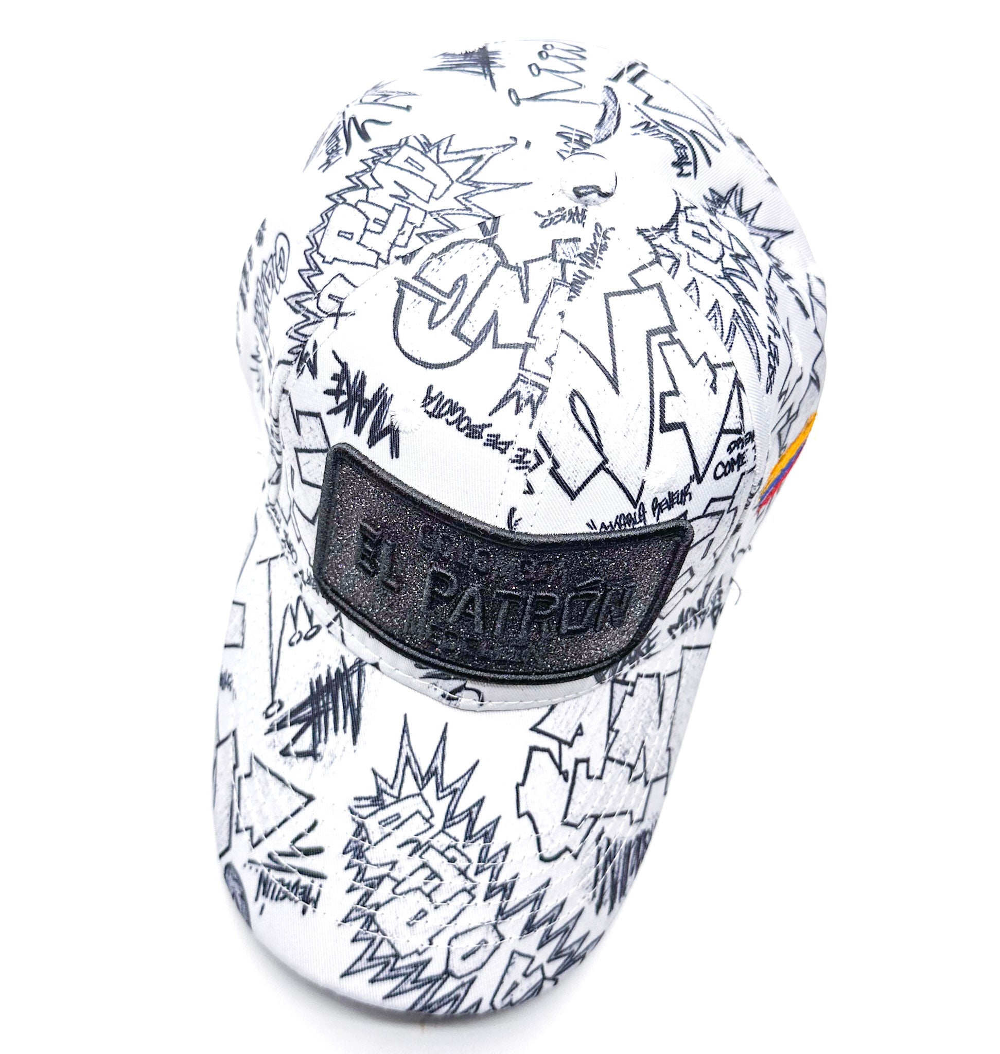 CASQUETTE EL PATRON FULL WHITE PRINT