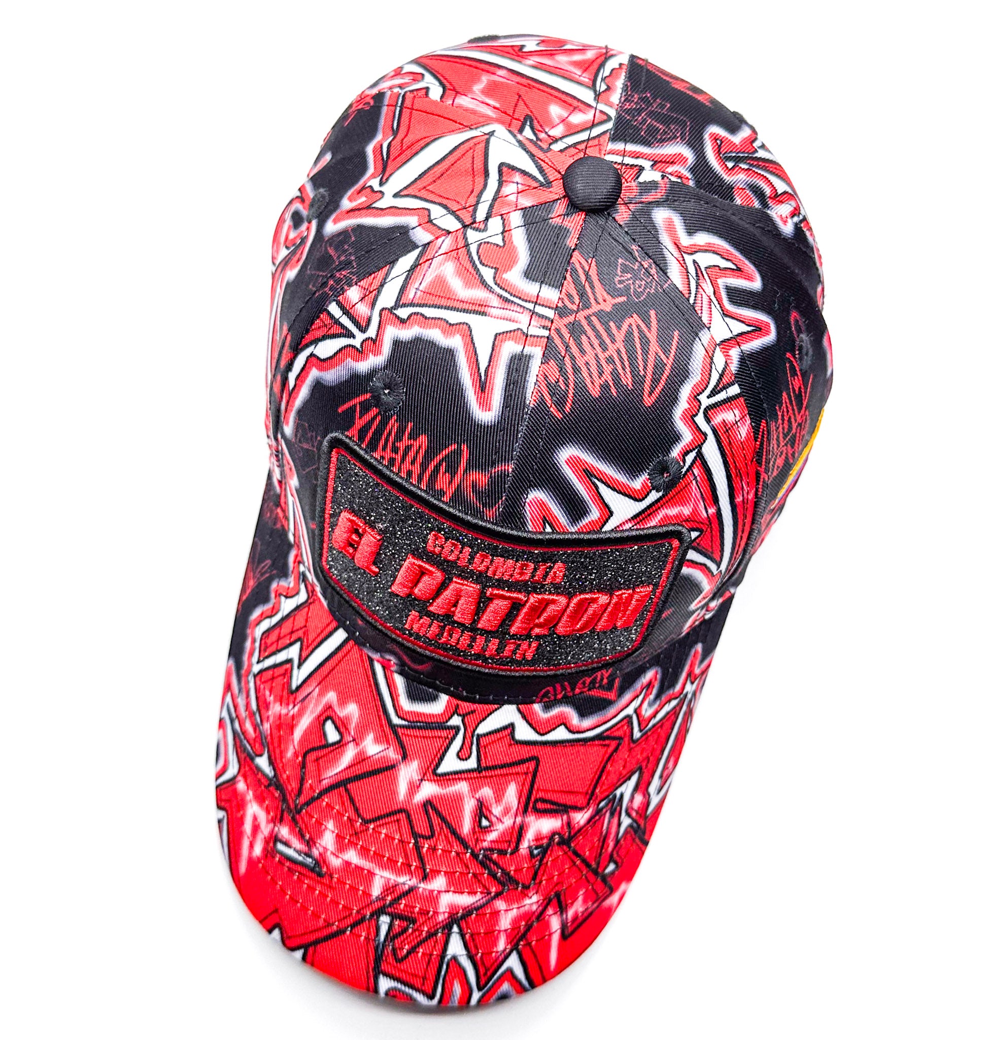 CASQUETTE EL PATRON BLACK RED BIGRAPH