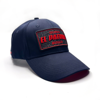 CASQUETTE EL PATRON NAVY RED GLITTER