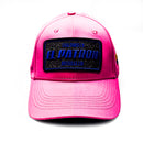 CASQUETTE EL PATRON PINK BLUE GLITTER