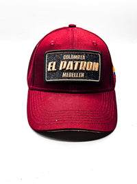 CASQUETTE EL PATRON WINE RED CREAM GLITTER