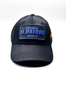 CASQUETTE EL PATRON BLACK BLUE GLITTER