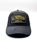 CASQUETTE EL PATRON LOGO REFLECT BLACK GOLD