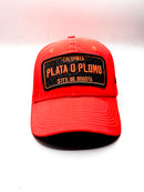 CASQUETTE PLATA O PLOMO FULL REFLECT ORANGE