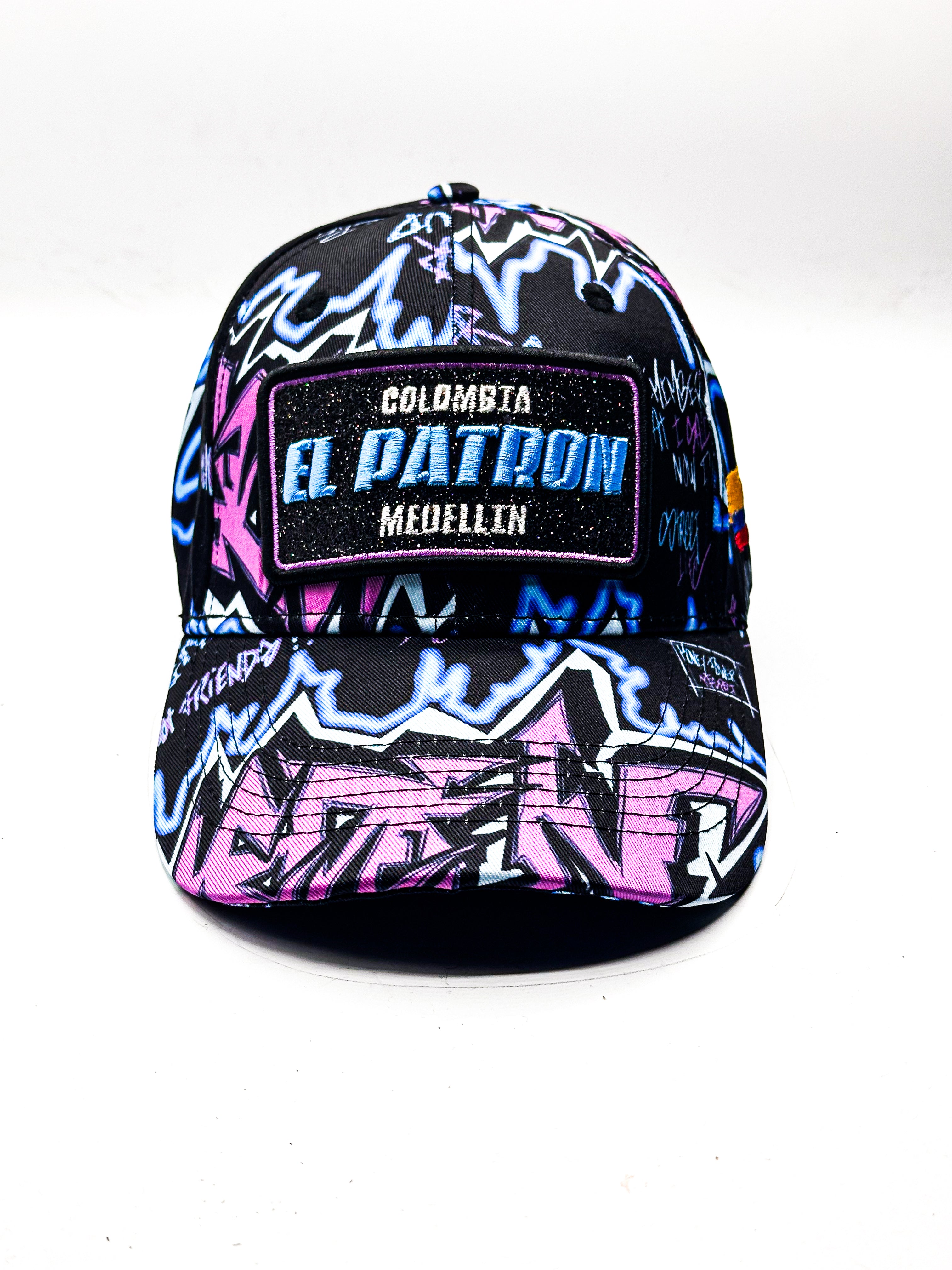 CASQUETTE EL PATRON BLACK PURPLE ICE