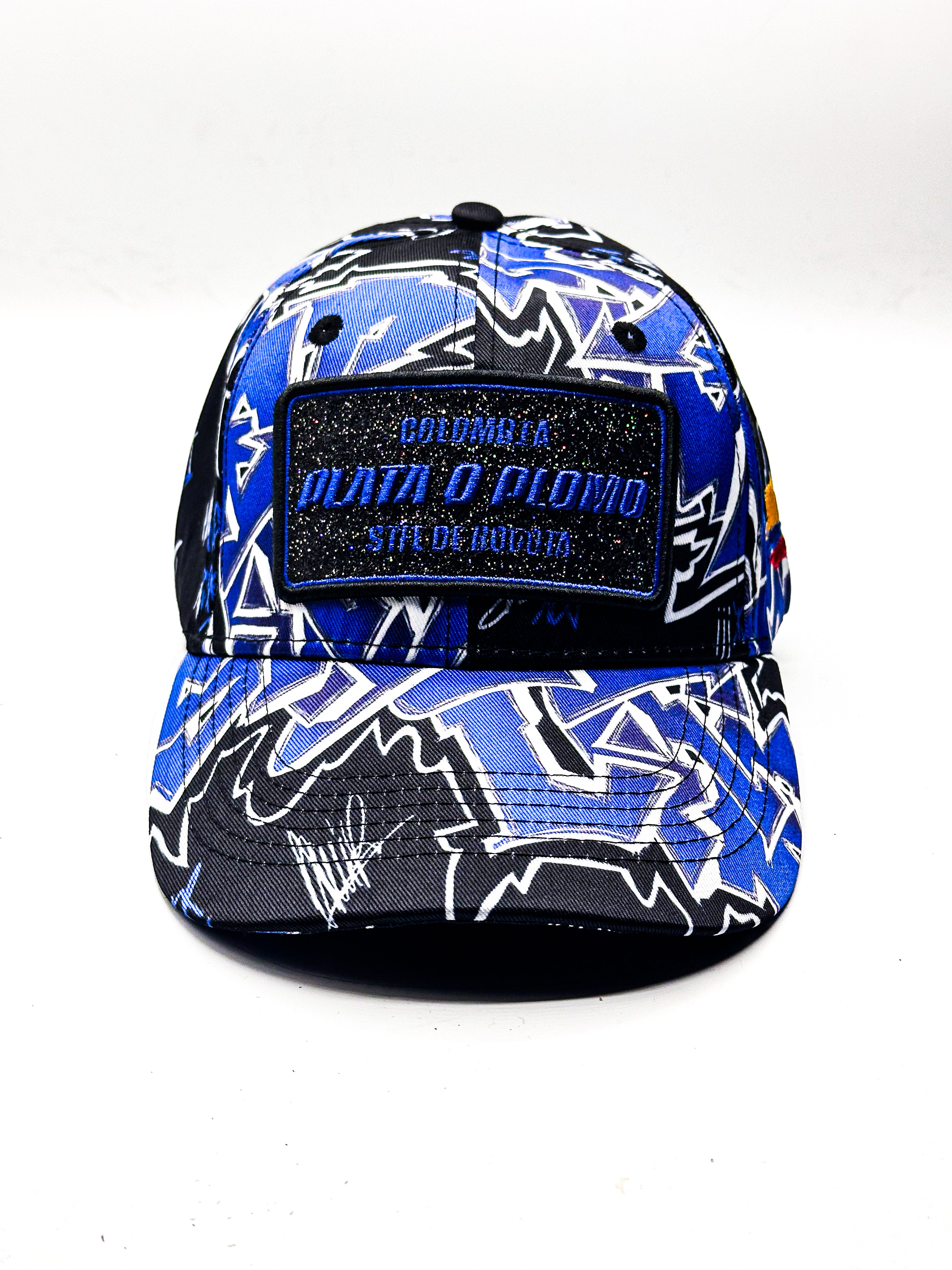 CASQUETTE PLATA O PLOMO BLACK BLUE ROYAL