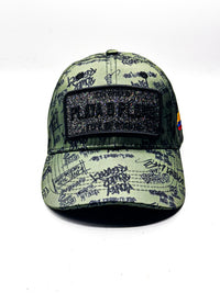 CASQUETTE PLATA O PLOMO FULL KAKI PRINT