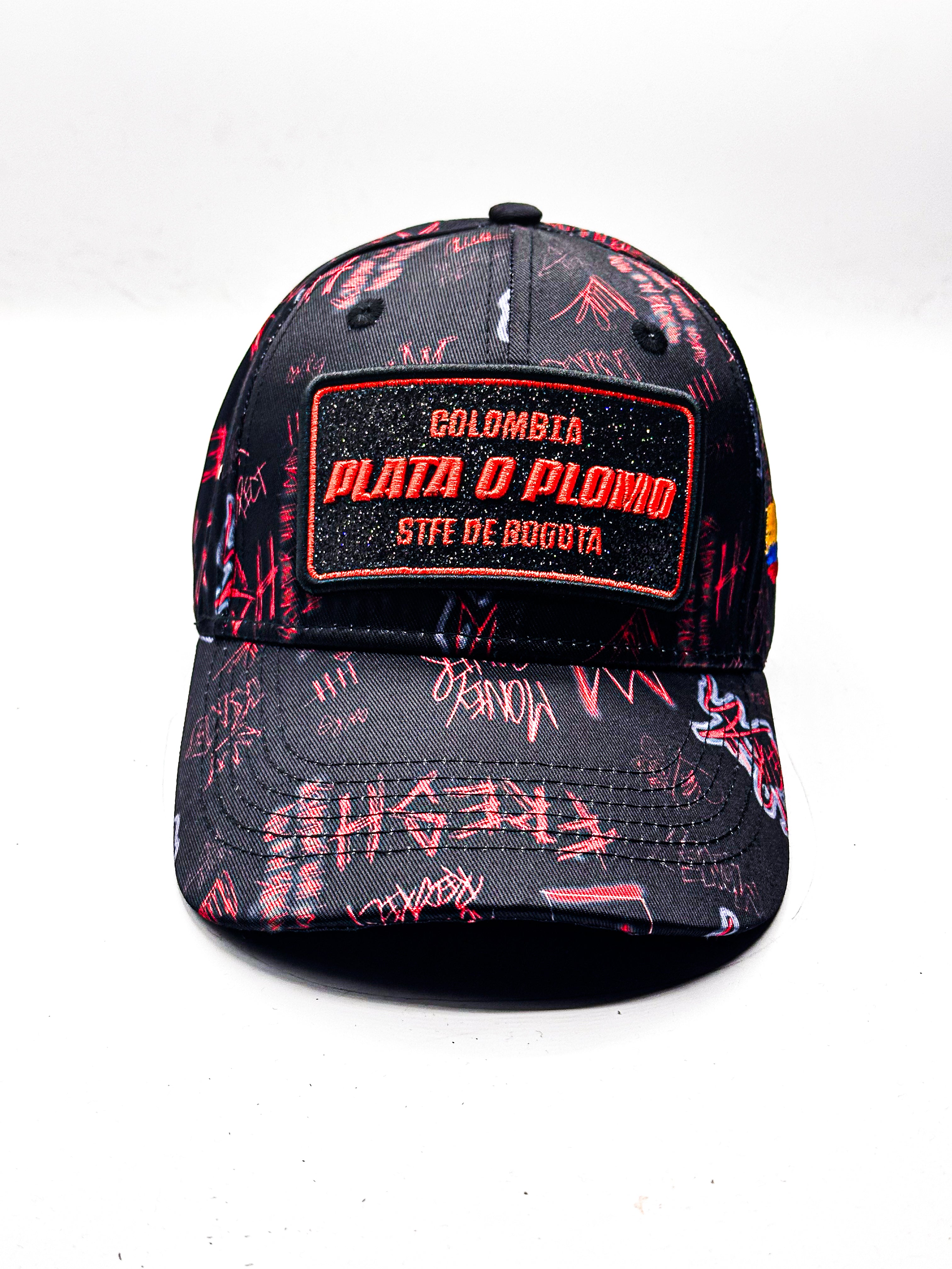 CASQUETTE PLATA O PLOMO SIGNATURE BLACK ORANGE