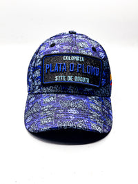 CASQUETTE PLATA O PLOMO CARBON BLUE