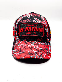 CASQUETTE EL PATRON BLACK RED BIGRAPH