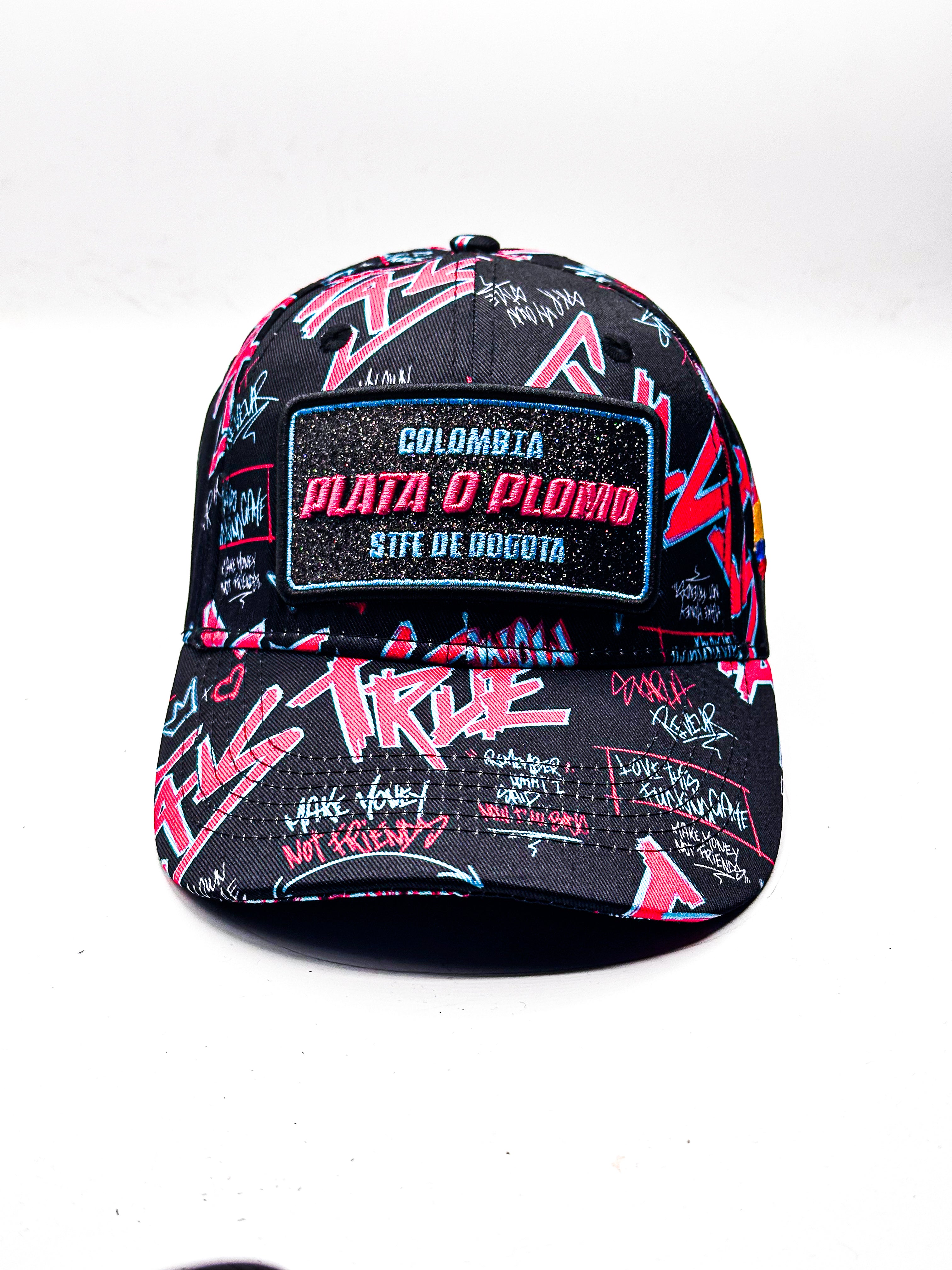 CASQUETTE PLATA O PLOMO STAY TRUE BLACK PINK