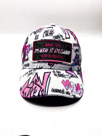 CASQUETTE PLATA O PLOMO WHITE STR PINKY