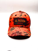 KIDS CASQUETTE EL PATRON FULL ORANGE PRINT