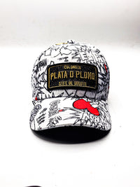 KIDS CASQUETTE PLATA O PLOMO WHITE RD HEART