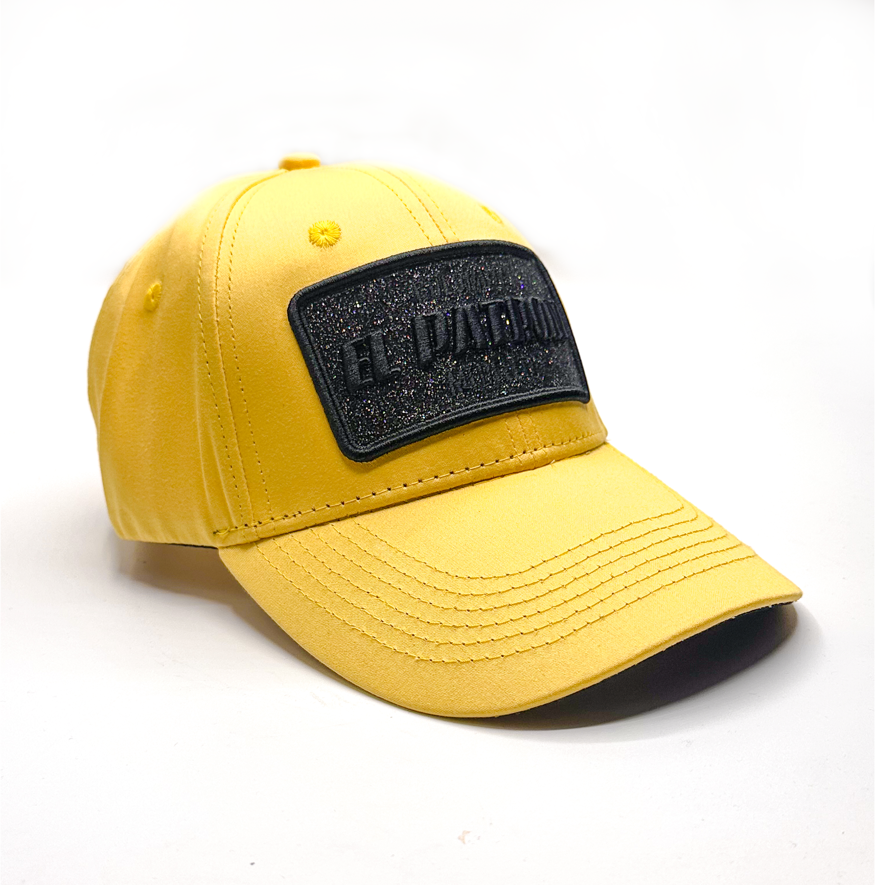 CASQUETTE EL PATRON YELLOW BLACK GLITTER