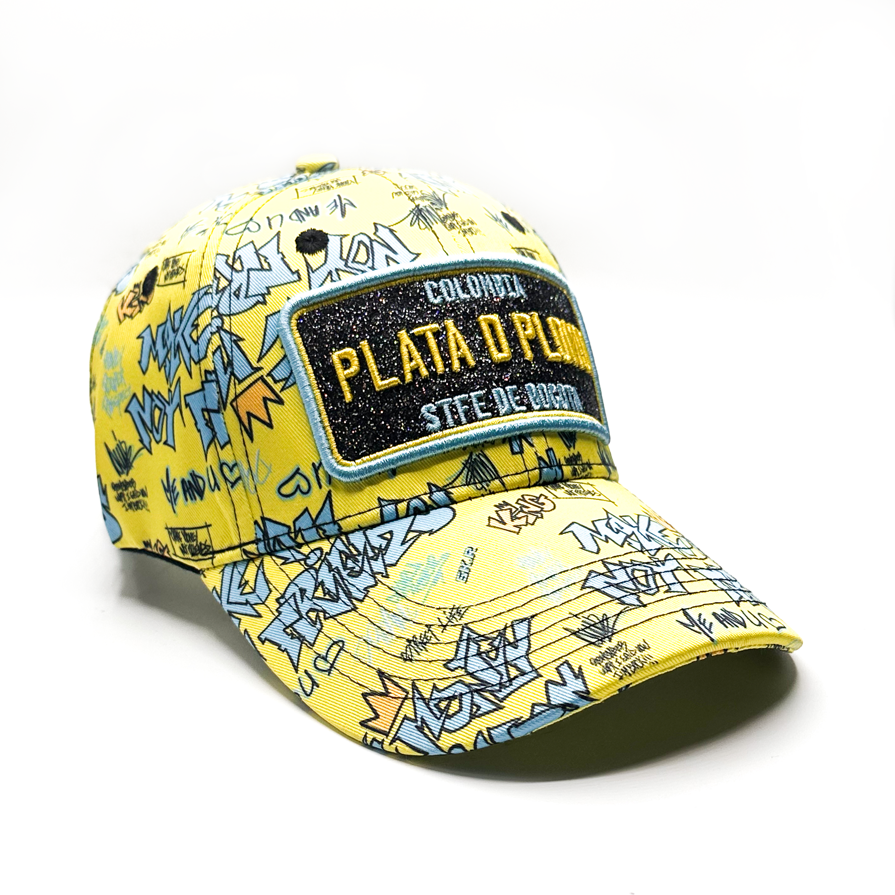 CASQUETTE PLATA O PLOMO FULL YELLOW